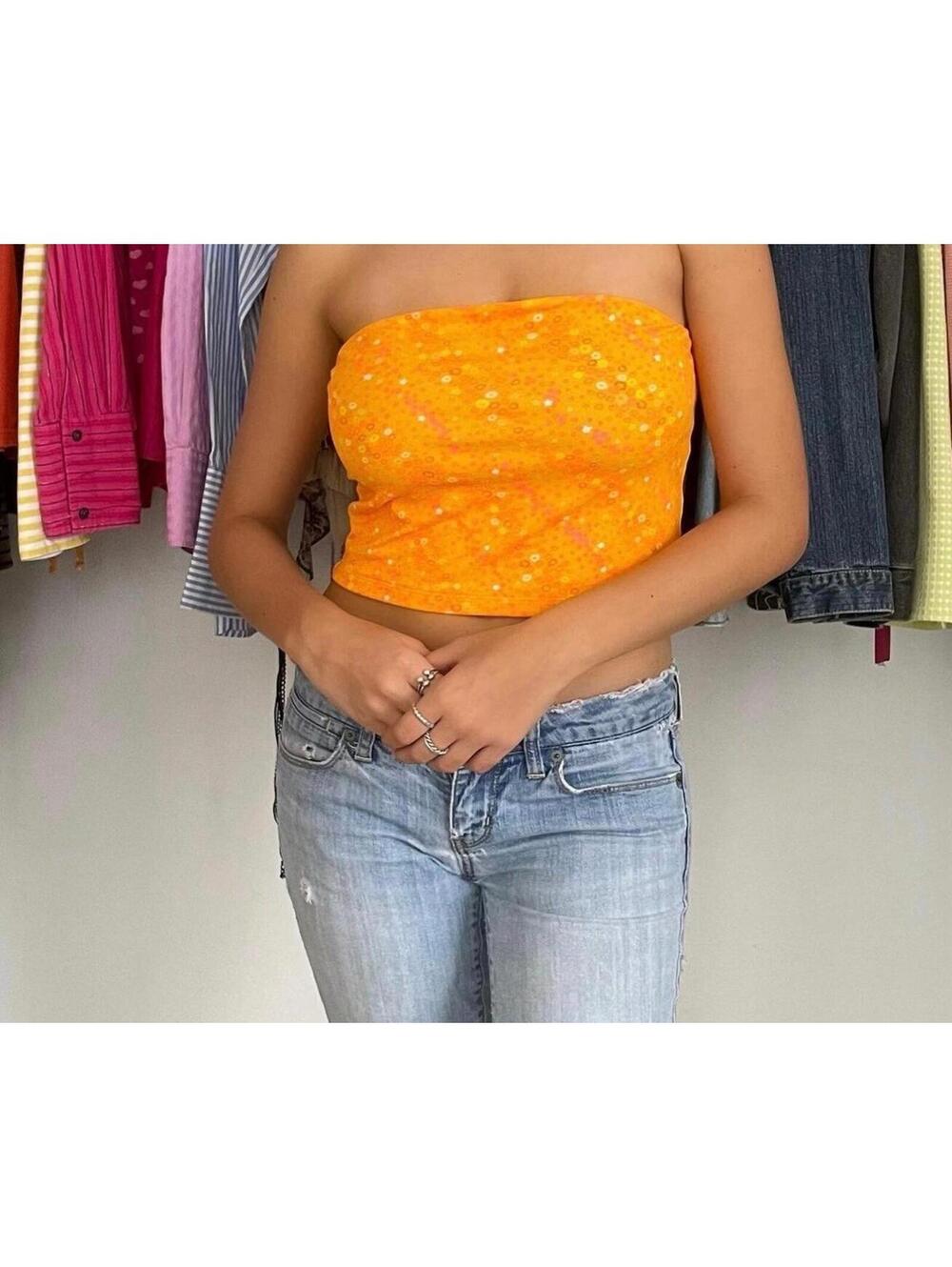 Nordstrom brass plum tube top new